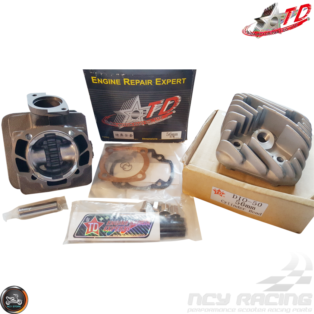 Taida Cylinder Mm Cc Big Bore Kit W Alumin Piston Honda Dio