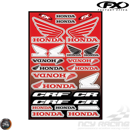 Factory Effex Honda Sticker Set (A3/B Size Sheet)