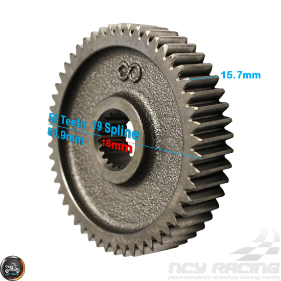 G- Final Drive Gear 52 (139QMB longcase)