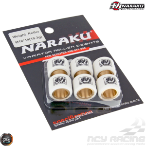 Naraku Variator Roller Weight Set 18x14 (GY6)