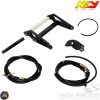 NCY Frame Extension Billet Aluminum Black (Honda Ruckus)