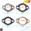 NCY Exhaust Gasket 27mm Steel & Fiber (QMB, GY6, Universal)