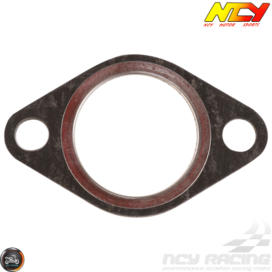 NCY Exhaust Gasket 29.8mm Steel & Fiber (GY6, Universal)