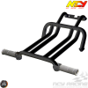 NCY Foot Rest Brace Kit Black (Ruckus, Zoomer)