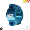 NCY Handlebar Lever Bracket 7/8in Alloy Blue Set (QMB, GY6, Universal)