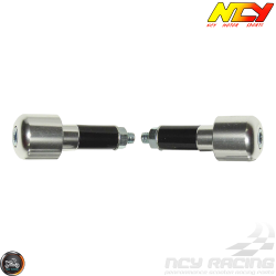 NCY Bar-End 7/8in CNC Chrome Set (Universal)