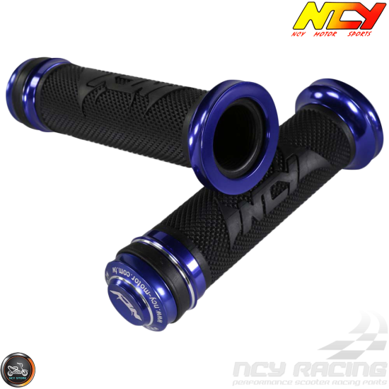 NCY Throttle Grip 7/8in Aluminum Button Set (GY6, Ruckus, Universal)