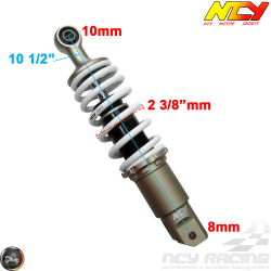 NCY Shock 265mm Adjustable Performance White (Honda Ruckus)