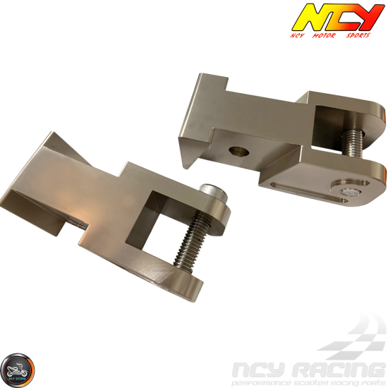 NCY Shock Relocating Bracket Bronze Set (QMB, GY6, Universal)