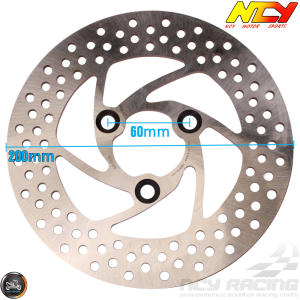 NCY Brake Disc 200mm Fixed w/Adapter (Buddy, JOG, Zuma 50)
