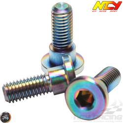 NCY Brake Disc Bolt Electroplated Titanium Set (Honda PCX)