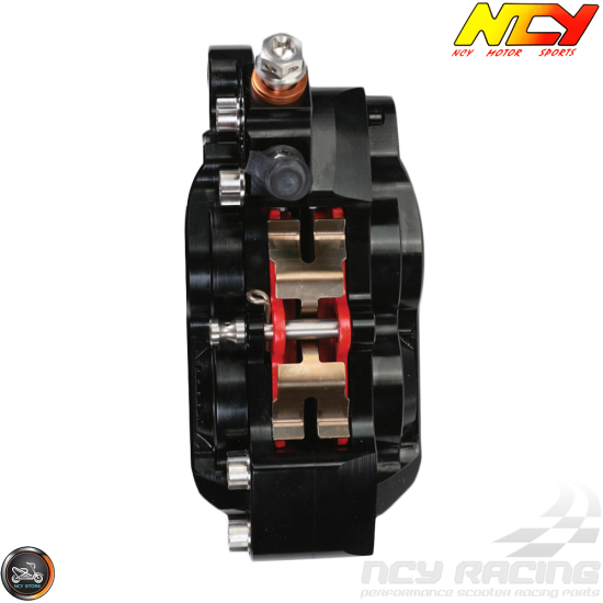 NCY Brake Caliper 4-Piston Black (Honda Ruckus)