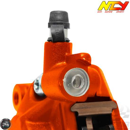 NCY Brake Caliper 2-Piston Forged Orange (Buddy, JOG, Zuma 50)