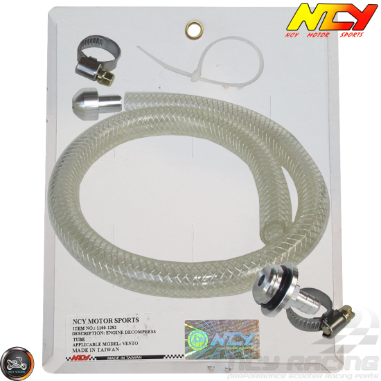 NCY Oil Decompression Tube 17mm Kit (QMB, GY6, Universal)