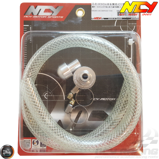 NCY Oil Decompression Tube 17mm Kit (QMB, GY6, Universal)