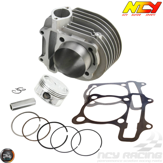 NCY Cylinder 61mm 171cc Big Bore Kit w/Cast Piston Fit 54mm (GY6)