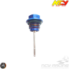 NCY Oil Dipstick Electroplated Titanium (QMB, GY6, Universal)