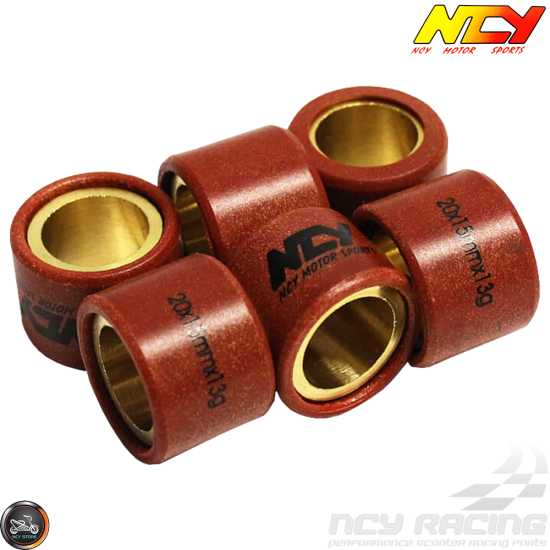 NCY Variator Roller Weight Set 20x15 (GY6B, PCX)