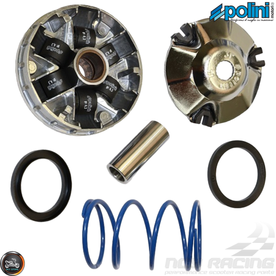 Polini Variator w/Comp Spring Kit (Aprilia, Vespa 50)