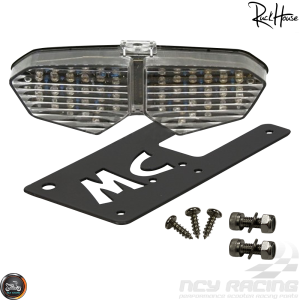 RuckHouse Tail Light Clear R6 Style w/Bracket (Honda Ruckus)