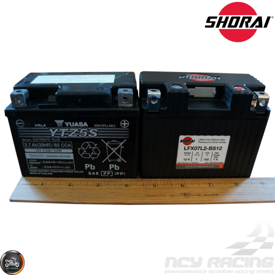 Shorai Lithium Battery 12V 7Ah (LFX07L2-BS12)
