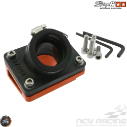 Stage6 Intake Manifold w/Spacer R/T 34.5mm CNC Orange (Aprilia, Piaggio, Vespa 50)