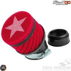 Stage6 Air Filter Short Red 44mm