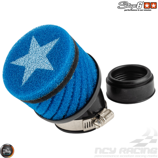 Stage6 Air Filter Short Blue 48mm