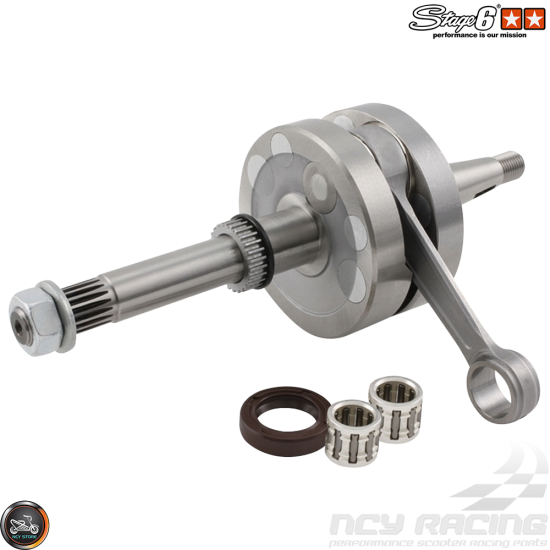 Stage6 Crankshaft R/T 44mm Stroke 90mm Conrod (Aprilia, Piaggio, Vespa 50)