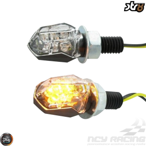 STR8 LED Light Indicators Mini 2 Black/Transparent Set (Universal)