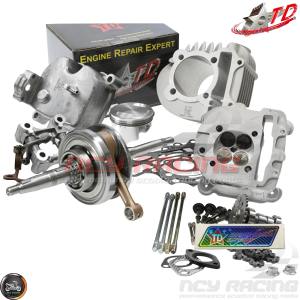 Taida Big Bore Combo 63mm 180cc C 4V w/Forged Piston Fit 54mm (GY6) 