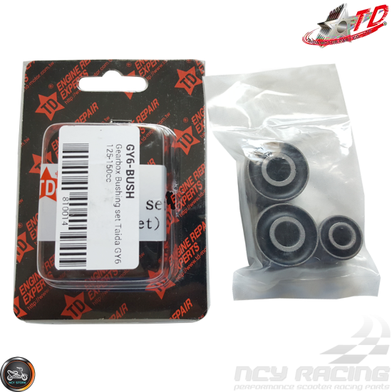 Taida Crankcase Bushing 3-Piece Set (139QMB, GY6)