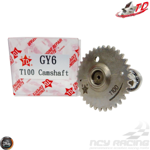 Taida Camshaft T-100 2V 6.4/6.3 Medium Rev (GY6 180-232cc)