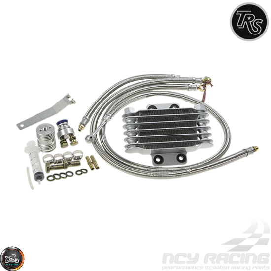 TRS Oil Cooler 17mm Kit (QMB, GY6, Universal)