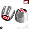 Yoshimura Bar-End CNC Silver Set (Honda Grom, Universal)